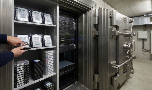 שמירת מדיה דיגיטלית בכספת – פתרון חכם לקבצים שלא רוצים שיגיעו לרשת שמירת מדיה דיגיטלית בכספת