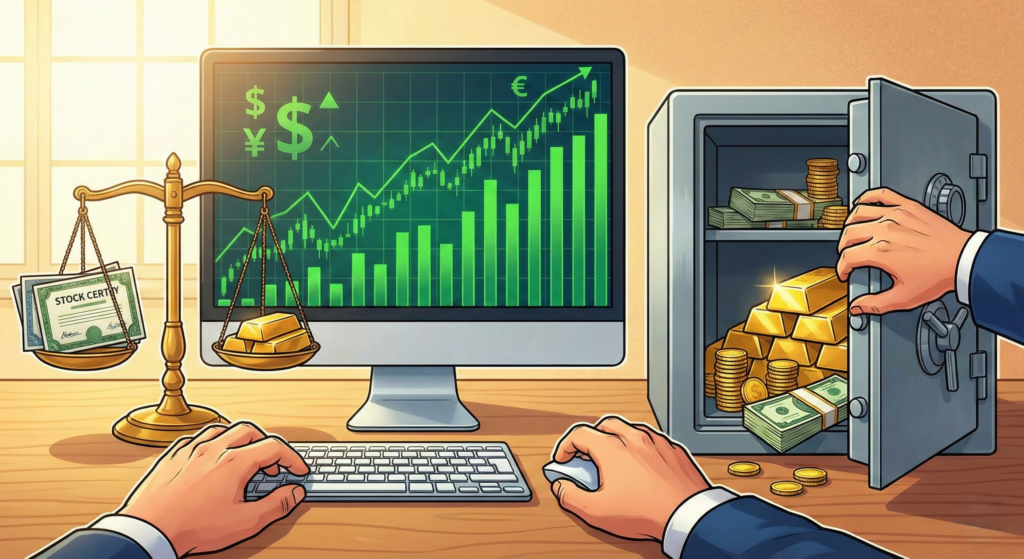 השקעה בבורסה: מתי נכון למשוך רווחים ולהגן על ההון בכספת? השקעות בבורסה עם רווחים מוגנים בכספות בריקסטון