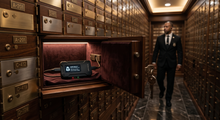 איך שומרים על ארנק חבוי (Dark Wallet) בצורה בטוחה בכספות בריקסטון?